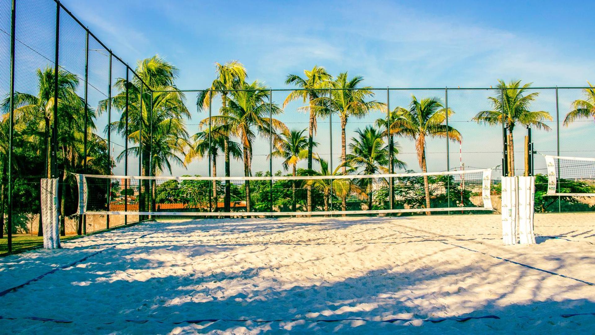 Hot Beach Resort Olímpia Buitenkant foto A beach tennis court